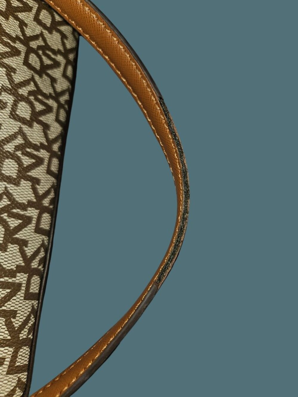 DKNY Logo Monogram Top Zip Chain Shoulder Bag - Picture 15 of 15